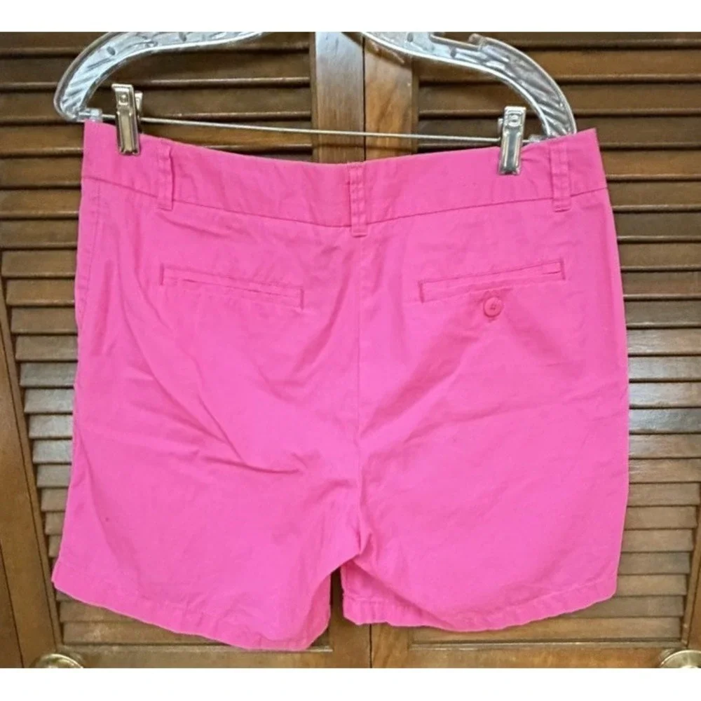 J.Crew Chino Shorts Womens 10 Pink Broken-In Cotton Preppy Coastal Summer - Picture 2 of 3